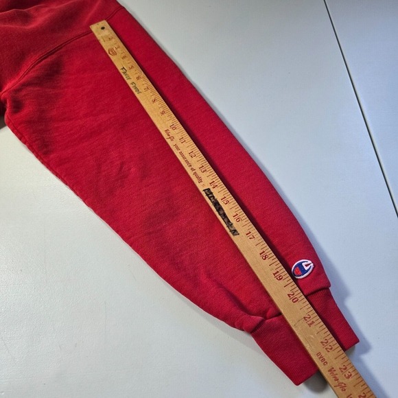Champion Women Pullover Sweatshirt Size XL Red Vintage Casual Cozy USA Made READ - Picture 11 of 12